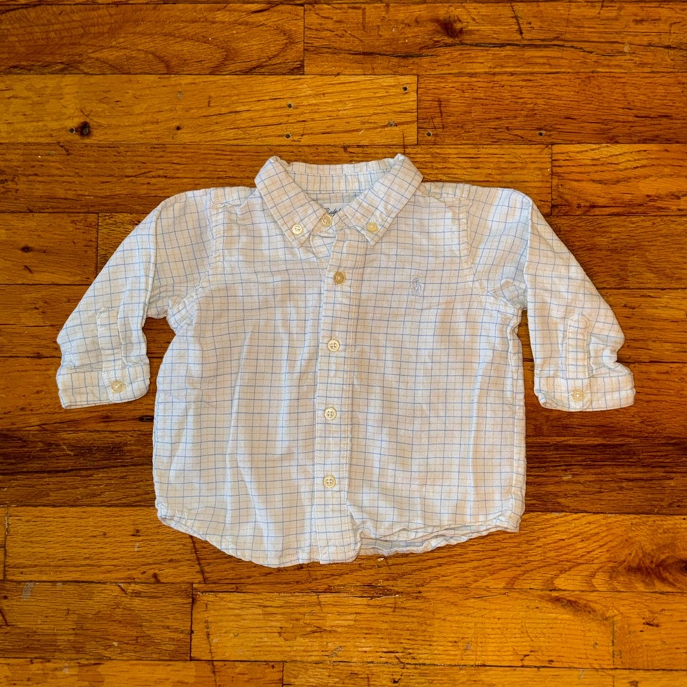 RALPH LAUREN BABY 9M CORDUROY OVERALLS FULLY LINED